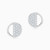 LDE904 - Half Pave Circle Diamond Stud Earrings in 18K Gold - 144200300901001-3.jpg