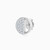 LDE904 - Half Pave Circle Diamond Stud Earrings in 18K Gold - 144200300901001-4.jpg