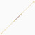 MLB800 - Row of Beads & Lilac Stones Chain Bracelet In 14K Gold - 101101100482181-4.jpg