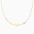 MLN1875 - Curved Bar & Beads Soft Pink Stones Necklace In 14K Gold - 101051801404401-1.jpg