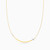 MLN1875 - Curved Bar & Beads Soft Pink Stones Necklace In 14K Gold - 101051801404401-4.jpg
