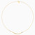 MLN1875 - Curved Bar & Beads Soft Pink Stones Necklace In 14K Gold - 101051801404401-5.jpg