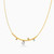 MLN1874 - Curved Bar & Beads Cubic Zirconia Necklace In 14K Gold - 101051801394401-3.jpg