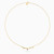 MLN1874 - Curved Bar & Beads Cubic Zirconia Necklace In 14K Gold - 101051801394401-5.jpg