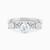 LDR3858 - Hearts & Round Clusters Diamond Ring in 18K Gold - TW70-874-1.jpg