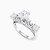 LDR3858 - Hearts & Round Clusters Diamond Ring in 18K Gold - TW70-874-3.jpg