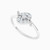 LDR3841 - Two Swirling Motifs Diamond Ring in 18K Gold - 144100303981141-3.jpg