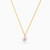 MLN1893 - Single Pearl Chain Necklace in 14K Gold - 101050300322401-3.jpg