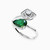 LDR3838 - Interlocked Squares & Pear Green Stone & Diamond Bypass Ring in 18K Gold - 144102200551151-3.jpg