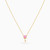 MLN1920 - Heart Key Pink Stone Necklace in 14K Gold - 101050300372401-4.jpg