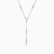 WN460 - Triangular & Lozenge Motifs Lariat Necklace in Silver - 167051400131450-3.jpg
