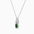 LDN1418 - Pear Diamond & Green Stones Necklace in 18K Gold - 144500305861451-2.jpg