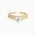 LGR1280 - Round Cubic Zirconia Twin Rings in 18K Gold  - 413951800332191-1.jpg