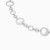 WB329 - Round & Abstract Loops Chain Bracelet in Silver - 167101400221200-4.webp