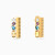 LIE192 - Vertical Bar Colored Stones Stud Earrings in 18K Gold - 112031100822001-1.webp