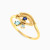 LIR359 - Eye Of Horus Blue Stones Ring in 14K Gold - 102021100182151-3.webp