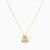 LIN1281 - Ankh & Lotus Colored Stones Necklace in 14K Gold - 102050300032401-4.webp