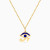 LIN1279 - Eye Of Horus Enamel Coated Necklace in 14K Gold - 102051400092401-1.webp
