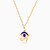 LIN1279 - Eye Of Horus Enamel Coated Necklace in 14K Gold - 102051400092401-3.webp