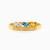 LIR361 - Parallel Row Colored Stones Ring in 14k Gold - 102021100192151-1.webp