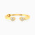 MLR894 - Two Round Clusters Diamond Open Ring in 14K Gold - 171100300082141-1.webp