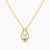LDN2688 - Two Drops & Circular Loops Diamond Necklace in 18K Gold - 144501102094451-1.webp