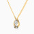 LDN2688 - Two Drops & Circular Loops Diamond Necklace in 18K Gold - 144501102094451-3.webp