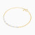 LDB829 - Circular Motifs & Drop Diamond Chain Bracelet in 18K Gold - 144361102144181-3.webp