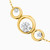 LDB72 - Circle Diamond Chain Bracelet in 18K Gold - 144360300344191-3.jpg