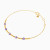 MLB916 - Beads & Purple Stones Chain Bracelet in 14K Gold - 101100200372181-3.webp