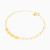 MLB906 - Elongated Links & Round Discs Chain Bracelet in 14K Gold - 101101400462180-3.webp