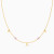 MLN2081 - Beads Pink Stones Chain Necklace in 14K Gold - 101050200152401-1.webp