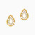 MLE571 - Intertwined Teardrop Frames Diamond Stud Earrings in 14K Gold - 171202200012001-3.webp