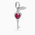 WN530 - Heart Key Pink Stone Charm in Silver - 167140300141001-1.webp