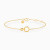 MLB964 - Interlinked Circles Chain Bracelet in 9K Gold - 191101100062180-1.webp