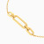 MLB962 - Elongated Oval Links Chain Bracelet in 9K Gold - 191101100042180-4.webp