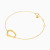 MLB961 - Irregular Open Shape Chain Bracelet in 9K Gold - 191101100032180-3.webp