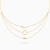 MLN2110 - Circle & Beads Layered Necklace in 9K Gold - 191051100212400-1.webp