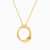 MLN2098 - Fluid Circular Loop Necklace in 9K Gold - 191051100092400-3.webp