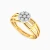 LDR4131 - Floral Cluster & Parallel Layeres Diamond Ring in 18K Gold - 144100308994151-3.webp