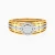 LDR4130 - Round Cluster & Parallel Layeres Diamond Ring in 18K Gold - 144100308984151-1.webp