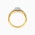 LDR4130 - Round Cluster & Parallel Layeres Diamond Ring in 18K Gold - 144100308984151-4.webp