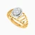LDR4129 - Oval Cluster & Layeres Diamond Ring in 18K Gold - 144100308974151-3.webp
