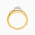 LDR4129 - Oval Cluster & Layeres Diamond Ring in 18K Gold - 144100308974151-4.webp