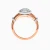 LDR4126 - Oval Cluster & Layeres Diamond Ring in 18K Gold - 144100308946151-4.webp