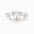 LDR4134 - Square Links Pearl & Diamond Ring in 18K Gold - 144101102221151-1.webp