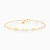 MLB975 - Hexagonal Link Chain Bracelet in 9K Gold - 191101400102180-1.webp