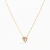 MLN2152 - Palm Leaves Brown Stone Necklace in 9K Gold - 191051100322401-4.webp