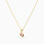 MLN2153 - Calla Lily Brown Stone Necklace in 9K Gold - 191051100242401-4.jpg