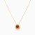 MLN2154 - Lollipop Red Stone Necklace in 9K Gold - 191051100372401-4.webp